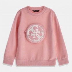 Детска блуза Guess за момиче в розово