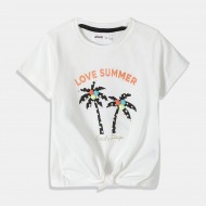 Minoti Тениска за момиче "Summer Love"