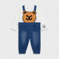 GUESS Сет 2 части "SWEET BEAR" за бебе момче 