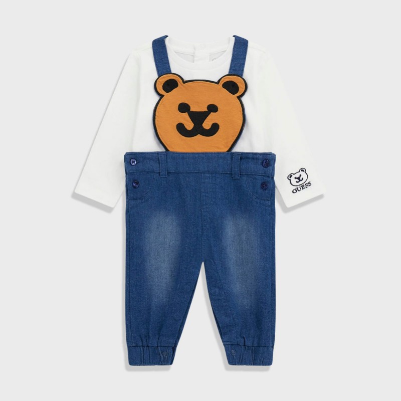 GUESS Сет 2 части "SWEET BEAR" за бебе момче