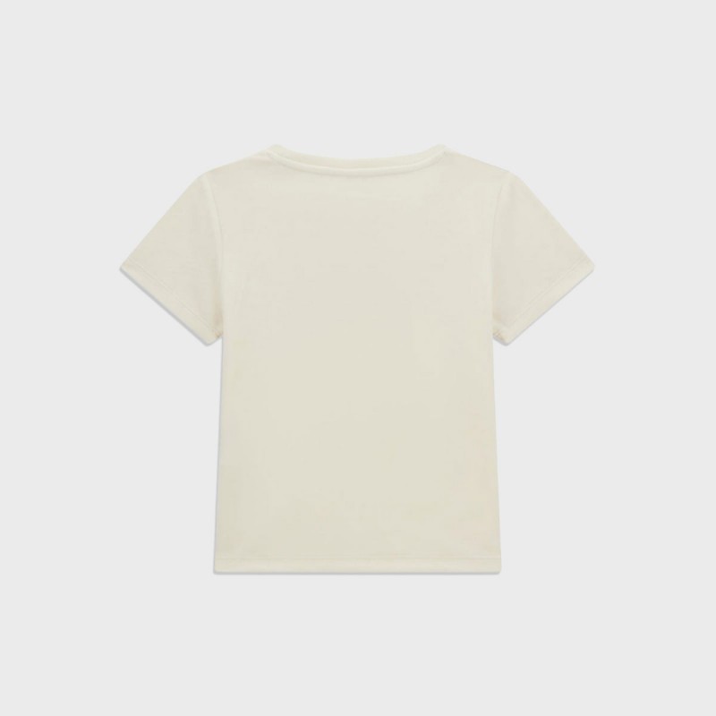 GUESS Бяла тениска "CASUAL" за момиче
