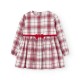BOBOLI Карирана рокля "SCARLET AND GRAY" за момиче