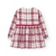 BOBOLI Карирана рокля "SCARLET AND GRAY" за момиче