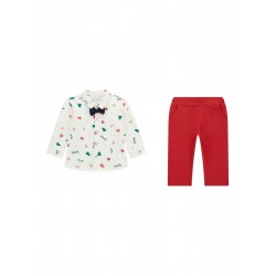 GUESS Комплект 2 части "CHRISTMAS OUTFIT" за бебе момче 