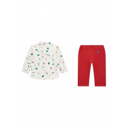 GUESS Комплект 2 части "CHRISTMAS OUTFIT" за бебе момче 
