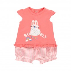 BOBOLI Комплект от 2 части "BUBBLY BUNNY" за бебе момиче 