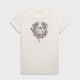GUESS Бяла тениска "SPRING FLOWERS" за момиче