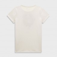 GUESS Бяла тениска "SPRING FLOWERS" за момиче 