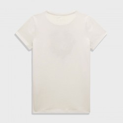 GUESS Бяла тениска "SPRING FLOWERS" за момиче 