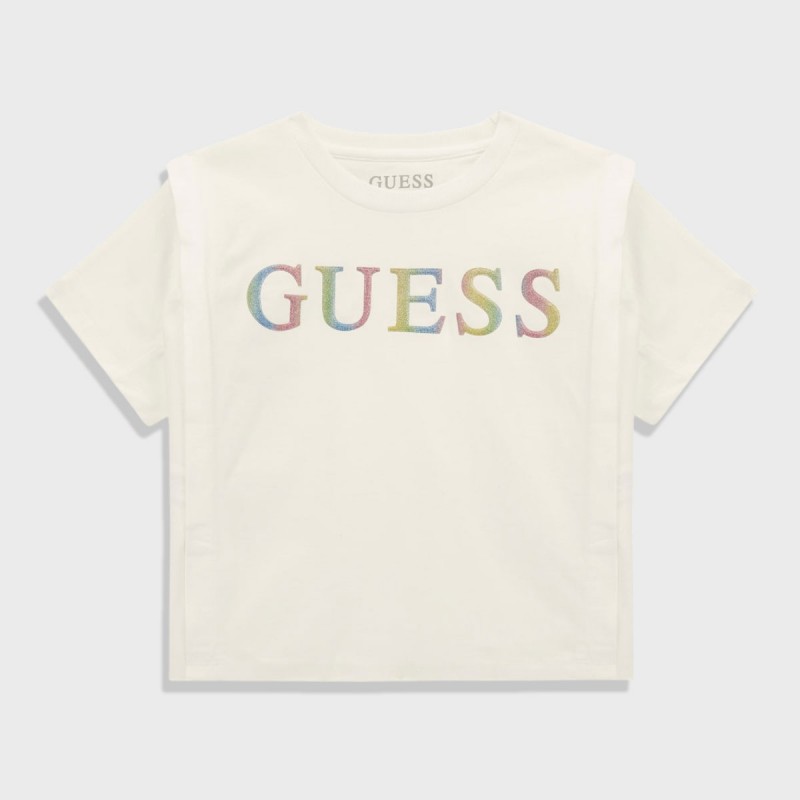 GUESS Бяла тениска "BASIC" за момиче