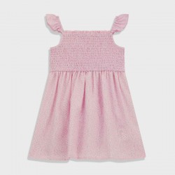 GUESS Розова рокля "PINK FLOWERS" за момиче 