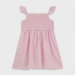 GUESS Розова рокля "PINK FLOWERS" за момиче 