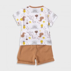iDO Mini Комплект от 2 части "ANIMALS" за бебе момче 