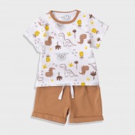 iDO Mini Комплект от 2 части "ANIMALS" за бебе момче 