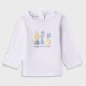 iDO Mini Бяла блуза "ENJOY SUMMER DAYS" за бебе момиче
