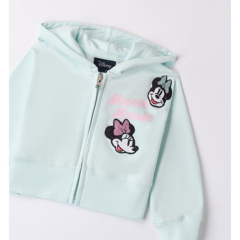 iDO Зелено горнище с качулка "DISNEY MINNIE MOUSE" за момиче