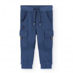 Boboli Сини спортно-ежедневни карго панталони  за момче