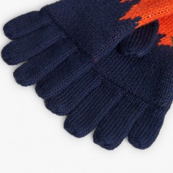 Boboli плетени ръкавици за момче с планински мотив