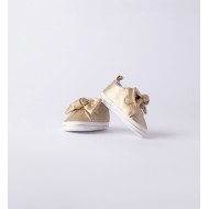 iDO Mini златисти буйки с панделки за бебе момиче