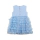 GUESS рокля за момиче в светлосиньо с 3D пеперуди