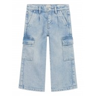 Guess Дънков карго панталон tencel момиче
