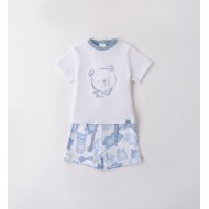 iDO Mini Летен сет от две части ''BEAR FAMILY'' за бебе момче