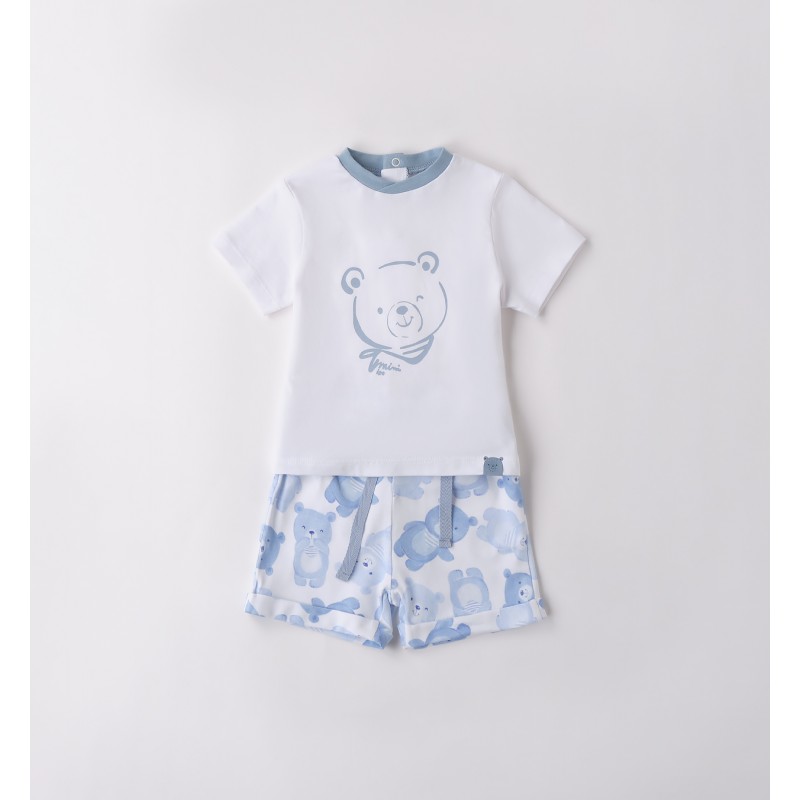 iDO Mini Летен сет от две части ''BEAR FAMILY'' за бебе момче