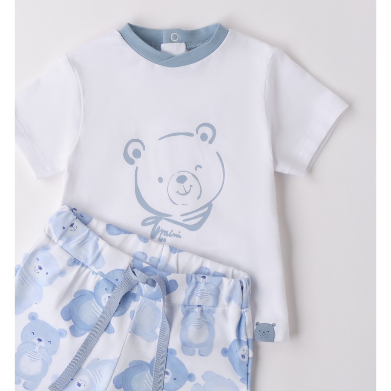 iDO Mini Летен сет от две части ''BEAR FAMILY'' за бебе момче