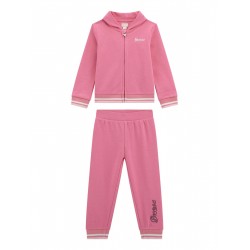 GUESS Комплект от 2 части за момиче – суитшърт с качулка и спортно долнище в розово