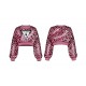 GUESS розов леопардов суитшърт с лого за момиче