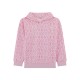 GUESS розов суитшърт с качулка за момиче