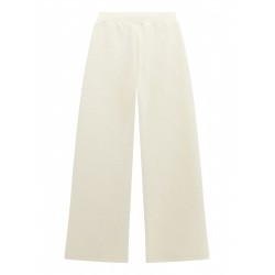 GUESS спортно долнище в бяло с релефно лого за момиче