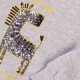 Minoti Сива блуза "ZEBRA" за момиче
